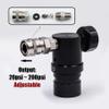 Aopkeo HPA Low Pressure MR Reg GEN2 Micro CO2 Regulator Adjustable with US 2202 Foster Output 20psi to 200psi for Airsoft Pistol PCP Paintball (Only Regulator) view 2