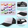 SGBETTER 16 Pack Adult Sublimation Trucker Hats DIY Blank Baseball Cap Summer Trucker Caps Bulk for Men Women Outdoor Sports Activities view 2