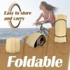 2 Pack 26" Bike Tire 26 x 2.125 Inch Folding Replacement Bicycle Tire Cream or with 32MM Schrader Valve for Beach Cruiser Bike (2 Tires 2 Tubes) view 3
