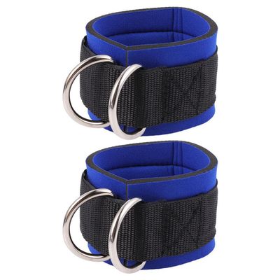 POPETPOP 1pair Ankle Straps for Gym Workouts Fitness Cable Machine Accessories for Leg and Hip Training Breathable Neoprene Material