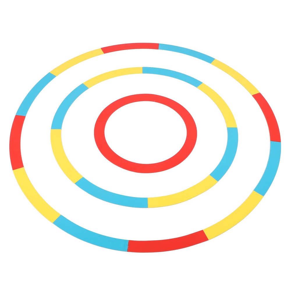 Alomejor Colorful Thin Putting Target Circles, Colorful Practice Rings for Aiming Accuracy