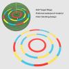 Alomejor Colorful Thin Putting Target Circles, Colorful Practice Rings for Aiming Accuracy view 2