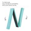 ZENY 9ft Folding Gymnastics Balance Beam Low Floor Balance Beam Bar with Anti-Slip Base Extra Firm Foam Walking Beams Home Balance Training Gymnastics Equipment (Blue-Green) view 3