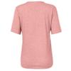 Women's Short Sleeve V Neck Front Zipper T Shirts Casual Tunic Button Up Henley Blouses Loose Fit Solid Color Tops Tees (3X-Large,Pink) view 3