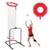 VSSAL Volleyball Setter Trainer Net Setting Training Equipment Target Practice Indoor or Outdoor, Adjustable Height (4.6 ft-9.8 ft) and Angle for Serving Spiking Drills System (Red) view 1