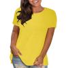 Fitted Tshirts Shirts for Women Womens Tops Loose Fit White Tops Women White Tops for Women Dressy Women Casual Tops Office Wear for Women 2024, Small view 2