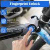 Eseesmart Bike Chain Lock, Fingerprint Bike Locks Heavy Duty Anti Theft, 3.28 Feet Security Bike Locks with APP, Waterproof Smart Cable Lock for Bike, Bicycle, Scooter, Motorcycle, Door, Gate, Fence view 3