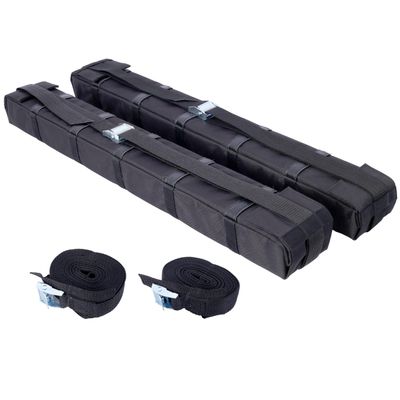 Kayak Carrier Kayak Roof Rack Pads, for Canoe, Surfboard, Paddle Board, SUP, with Tie Down Straps, Universal Car Soft Roof Rack, Quick Loop Strap, Storage Bag