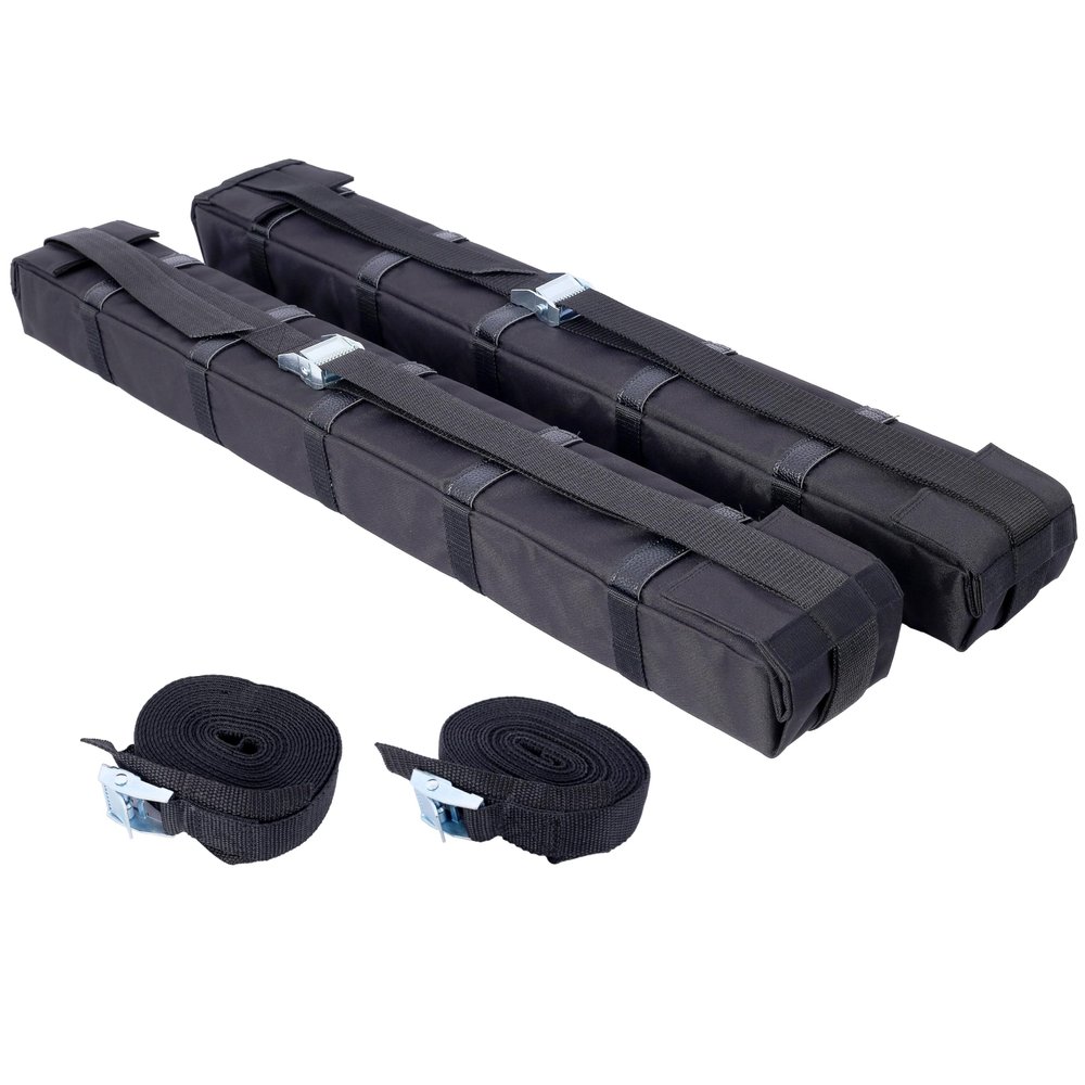 Kayak Carrier Kayak Roof Rack Pads, for Canoe, Surfboard, Paddle Board, SUP, with Tie Down Straps, Universal Car Soft Roof Rack, Quick Loop Strap, Storage Bag