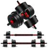 DAMGOLOZA Adjustable Dumbbell Set, Men and Women Free Weight Set Fitness Home Equipment, Barbell with Thick Connecting Bumper Plate Combo for Strength Gym Training view 1