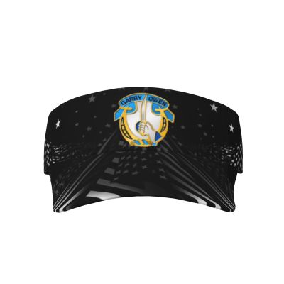 SwpWab 7th Cavalry Garry Owen Cool Breathable Fashionable Eye Protection Sunshade Top Hat Black