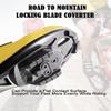 Bicycle Pedals Converter, Bike Pedal Adapters,Road Bike Plates Cleat Stabilizing Adapter for Mountain Biking, Road Cycling Pedals,Bicycle Toe Clips Cage for Road Mountain Bike Lock Step view 3