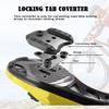 Bicycle Pedals Converter, Bike Pedal Adapters,Road Bike Plates Cleat Stabilizing Adapter for Mountain Biking, Road Cycling Pedals,Bicycle Toe Clips Cage for Road Mountain Bike Lock Step view 4