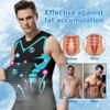 METIOUS Men's Compression Shirt Shaping Vest, Workout Vest Abdominal Muscle Sweatshirt Sleeveless Base Layer. (Grey-B,Small) view 4