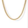 PAVOI 14K Yellow Gold Plated Chunky Snake Chain Necklace for Women | Designer Inspired Necklace | 5 Millimeters Wide Chain view 1