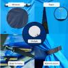 NineFit Basics Trampoline Tent, Trampolino Awning and Trampoline Sunshade Cover 2 in 1, Suitable for 6-Pole Round 6/8/10/12/14FT Trampoline(Size:10ft) view 2