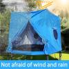 NineFit Basics Trampoline Tent, Trampolino Awning and Trampoline Sunshade Cover 2 in 1, Suitable for 6-Pole Round 6/8/10/12/14FT Trampoline(Size:10ft) view 3