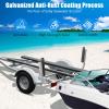 GAOMON 2PCS Rustproof Galvanized Steel Trailer Guide, Boat Trailer Guide, 20.5" Adjustable Design Trailer Guide Poles, Heavy Duty Roller Guide, for Ski Boat, Fishing Boat view 4