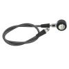 Fabater Diving Pressure Gauge, 360 Rotatable Metal Diving Pressure Gauge, Luminous Submersible Pressure with High Pressure Hose, Underwater Dive Equipment (80cm) view 2