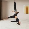 NAIXING 10m / 32Ft Aerial Silks Plolyester Strap Equipment Aerial Yoga Swing Set Hammock Practice Kit Aerail Dance for Acrobatic Flying Yoga Aearial Dance Arts,440.92lbs view 2