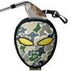 GOLDALIENS Golf Club Cleaner & Ball Cleaning Bag,Original Three-Layer Fabric Waterproof Technology,Golfer's Ultimate Green Clean Scrub Equipment Accessories,Removable Clips to Support Machine Washing view 1