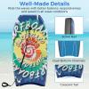 Goplus 41''/37''/33'' Lightweight Body Board for Beach, Surf Board with EPS Core, XPE Deck, HDPE Slick Bottom, Wrist Leash, Bodyboard for Kids Adults Surfing (Rainbow Vortex, 41 Inches) view 4