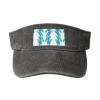 90'S Cup Design Women's Visor,Stylish Sun Hat for Golf, Running, and Outdoor Activities Sun Protection Beach Cap Deep Heather view 1