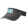 90'S Cup Design Women's Visor,Stylish Sun Hat for Golf, Running, and Outdoor Activities Sun Protection Beach Cap Deep Heather view 2