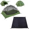 Clostnature Lightweight Backpacking Tents - 7'3'' x 4'11'' x 3'10'' Camping Tent with Matching Waterproof Tent Footprint, 2 Person Waterproof Tent with Camping Tarp for Outdoor, Hiking view 1