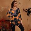 LARACE Plus Size Tops for Women Tunic Asymmetrical Dress Shirts 3/4 Sleeve V Neck Flowy Ladies Clothes for Leggings view 2