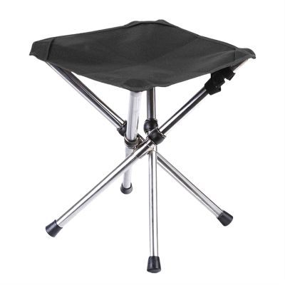 Generic Outdoor Chair Outdoor Folding Stool Camping Tripod Stools Portable Fishing Chair Mini Picnic Chair Bench for Camping Fishing Accessories