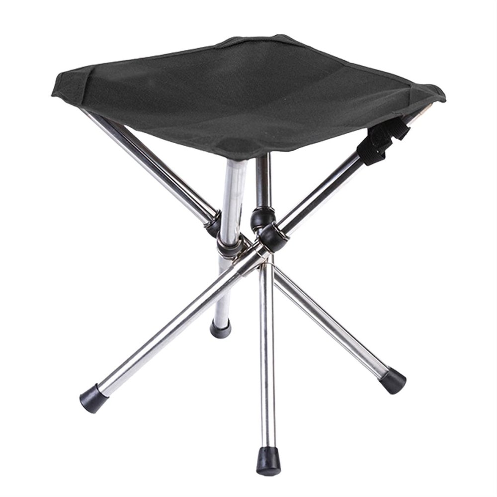 Generic Outdoor Chair Outdoor Folding Stool Camping Tripod Stools Portable Fishing Chair Mini Picnic Chair Bench for Camping Fishing Accessories