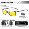 ANYLUV Polarized Sunglasses for Men Rectangular Classic Al-Mg Metal Frame Sun Glasses Mens Sunglasses with UV Protection view 3