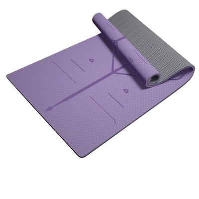 ADMXGYQD Widened tpe yoga mat Thickened non-slip fitness mat Soundproof jump rope floor mat home dance mat(Color:05,Size:183 * 61 * 0.8cm)
