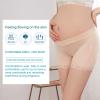 ALEPXS Safety Certification Women Lace Maternity Knickers Under Bump C Section Underwear Low Rise Cotton Breathable Underpants(Color:Skin,Size:XL-XLarge) view 2