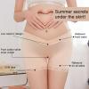 ALEPXS Safety Certification Women Lace Maternity Knickers Under Bump C Section Underwear Low Rise Cotton Breathable Underpants(Color:Skin,Size:XL-XLarge) view 3