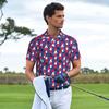 4th of July Flag of America Golf Shirts for Men, Funny Golf Polo Moisture Wicking Dry Fit Short Sleeve view 2