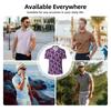 4th of July Flag of America Golf Shirts for Men, Funny Golf Polo Moisture Wicking Dry Fit Short Sleeve view 4