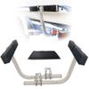 Boat Trailer Guides 20 inch Aluminium Alloy Square Tube Kit,2PCS 316 Stainless Steel Trailer Guide Poles, 20 Inch Aluminium Alloy Guide with high-Grade Rubber Crash Pads,Heavy Duty Roller Guide view 1