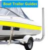 Boat Trailer Guides 20 inch Aluminium Alloy Square Tube Kit,2PCS 316 Stainless Steel Trailer Guide Poles, 20 Inch Aluminium Alloy Guide with high-Grade Rubber Crash Pads,Heavy Duty Roller Guide view 2