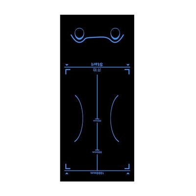 ADMXGYQD Fitness wheel training mat Indoor sports non-slip floor mat jump rope mat Yoga mat Beginners fitness (with storage bag)(Color:Square 03,Size:140 * 70cm)