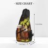 Beer And Hop Cones Sling Bag Backpack For Men Cross Chest Bag Crossbody Shoulder Bag Travel Hiking Daypack view 3