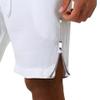 Maiyifu-GJ Mens Casual Athletic Shorts Lightweight Running Shorts Elastic Waistband Gym Workout Short Pants with Pockets (White,3X-Large) view 4