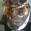 NineFit Basics Nautical Collectible Heavy Diving Helmet US Navy Mark V Maritime Decorative Pure Copper Brass Divers Helmet 18"" Replica Gift Items, 16 Inch view 2