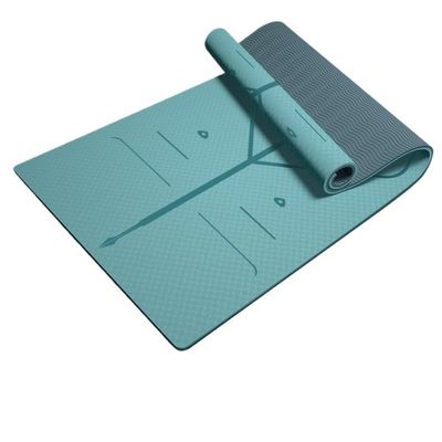 ADMXGYQD Widened tpe yoga mat Thickened non-slip fitness mat Soundproof jump rope floor mat home dance mat(Color:01,Size:183 * 80 * 0.6cm)