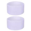 uxcell 2pcs Silicone Boot Sleeve for Water Bottles Bottom Diameter of 2.84-3", Silicone Water Bottle Bottom Sleeve for Tumbler, Non-Slip Protector Sleeve Cover Boot, Purple view 1