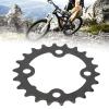 POENVFPO 22T Chainring, 8 9 10 Speed Crank Carbon Steel Replacement BCD 64mm Chainring for Mountain BMX Track Fixed view 4