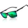 ANYLUV Polarized Sunglasses for Men Rectangular Classic Al-Mg Metal Frame Sun Glasses Mens Sunglasses with UV Protection view 1