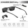 ANYLUV Polarized Sunglasses for Men Rectangular Classic Al-Mg Metal Frame Sun Glasses Mens Sunglasses with UV Protection view 4