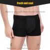 ALEPXS Safety Certification 3-Packs Cotton Enlargement Underwear Men Magnetic Therapy Health Care Boxers Briefs, Big Crotch, Moisture Absorption(Size:5XL-5XLarge) view 3